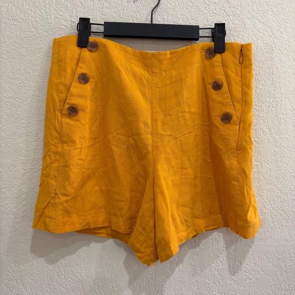 J. Crew Pants - J.Crew High Waisted Button Front Shorts Size 8